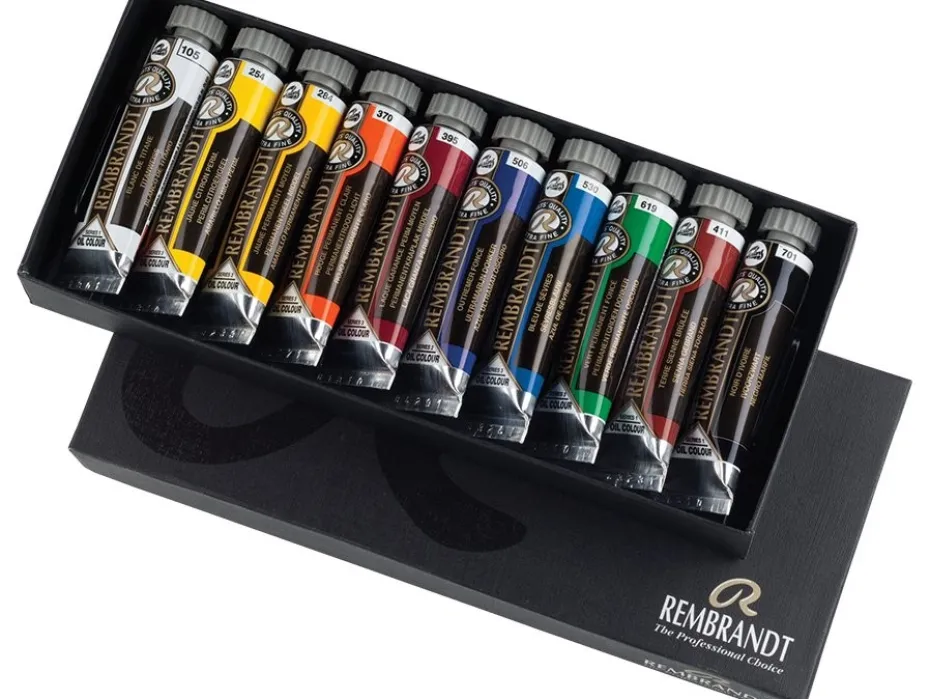 Rembrandt Olje – Startsett – 10 tuber 15 ml