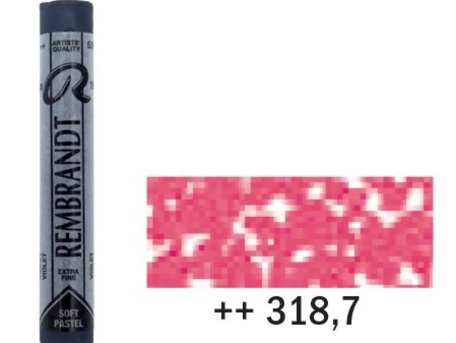 Rembrandt Soft Pastel – 318,7 carmine 7