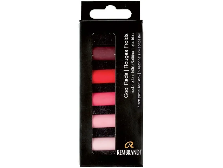 Rembrandt Soft Pastel Half Sett – Set Cool Red 5.5