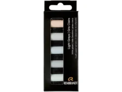 Rembrandt Soft Pastel Half Sett – Set Light Greys 5.5