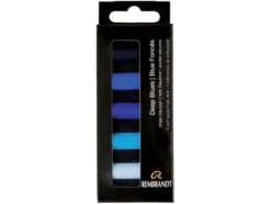 Rembrandt Soft Pastel Half Sett – Set Deep Blues 5.5