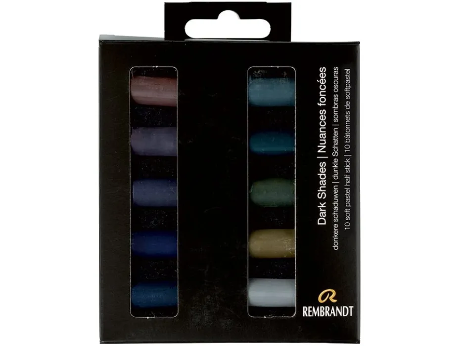 Rembrandt Soft Pastel Half Sett – Set Dark Shades 10.5