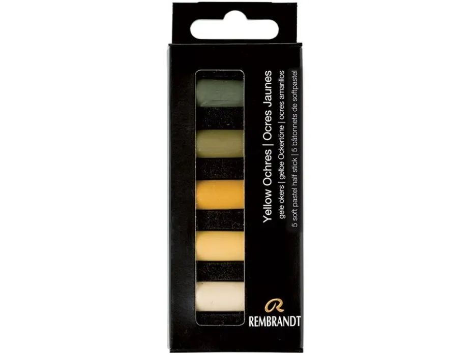 Rembrandt Soft Pastel Half Sett – Set Yellow Ochres 5.5