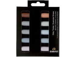 Rembrandt Soft Pastel Half Sett – Set Grey Tones 10.5