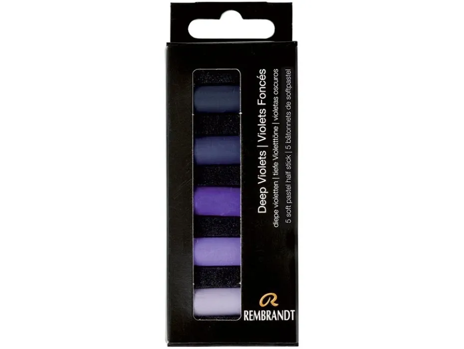 Rembrandt Soft Pastel Half Sett – Set Deep Violetes 5.5