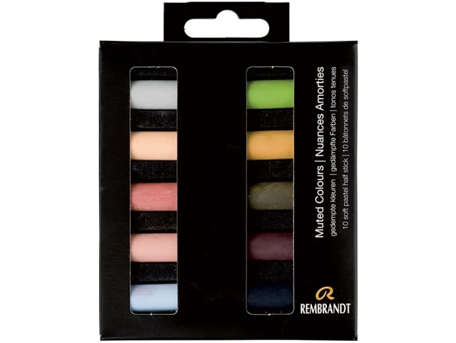 Rembrandt Soft Pastel Half Sett – Set Muted Colours 10.5
