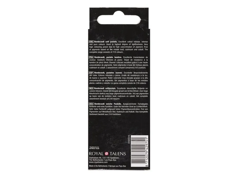 Rembrandt Soft Pastel Half Sett – Set Rich Oranges 5.5