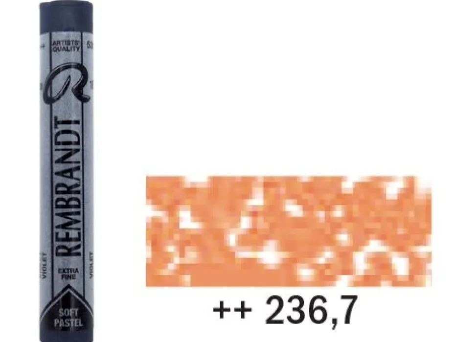 Rembrandt Soft Pastel – 236,7 Light orange 7
