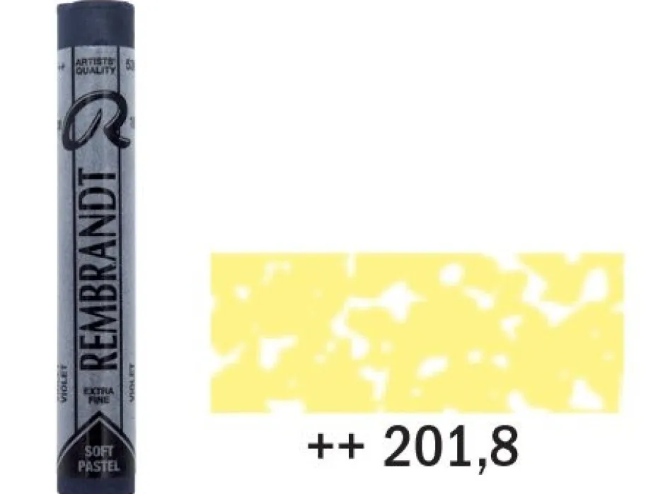 Rembrandt Soft Pastel – 201,8 Light yellow 8
