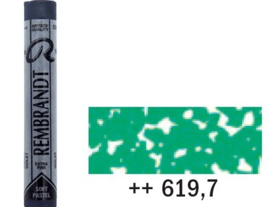 Rembrandt Soft Pastel – 619,7 permanent green DP.7