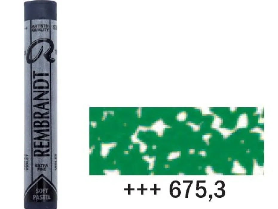 Rembrandt Soft Pastel – 675,3 phthalo green 3