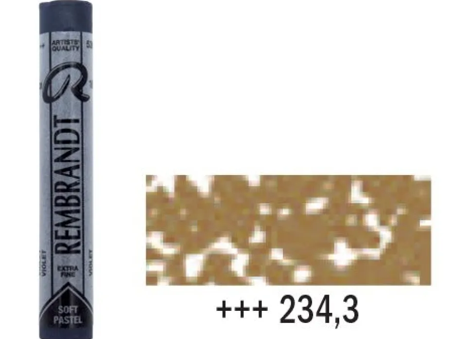 Rembrandt Soft Pastel – 234,3 Raw sienna 3
