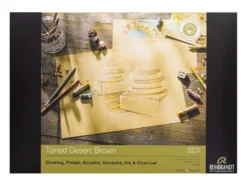 Rembrandt Toned Mixed Media 180g/50ark – Desert Brown A4