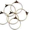 Ørering – 30mm 3 par – Gullfarget