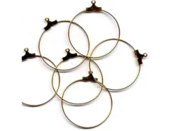 Ørering – 30mm 3 par – Gullfarget