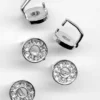 Ring med strass, klips 3par