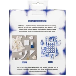 Rit Dye Tekstilfarge Sett – Indigo Shibori Tie Dye Kit