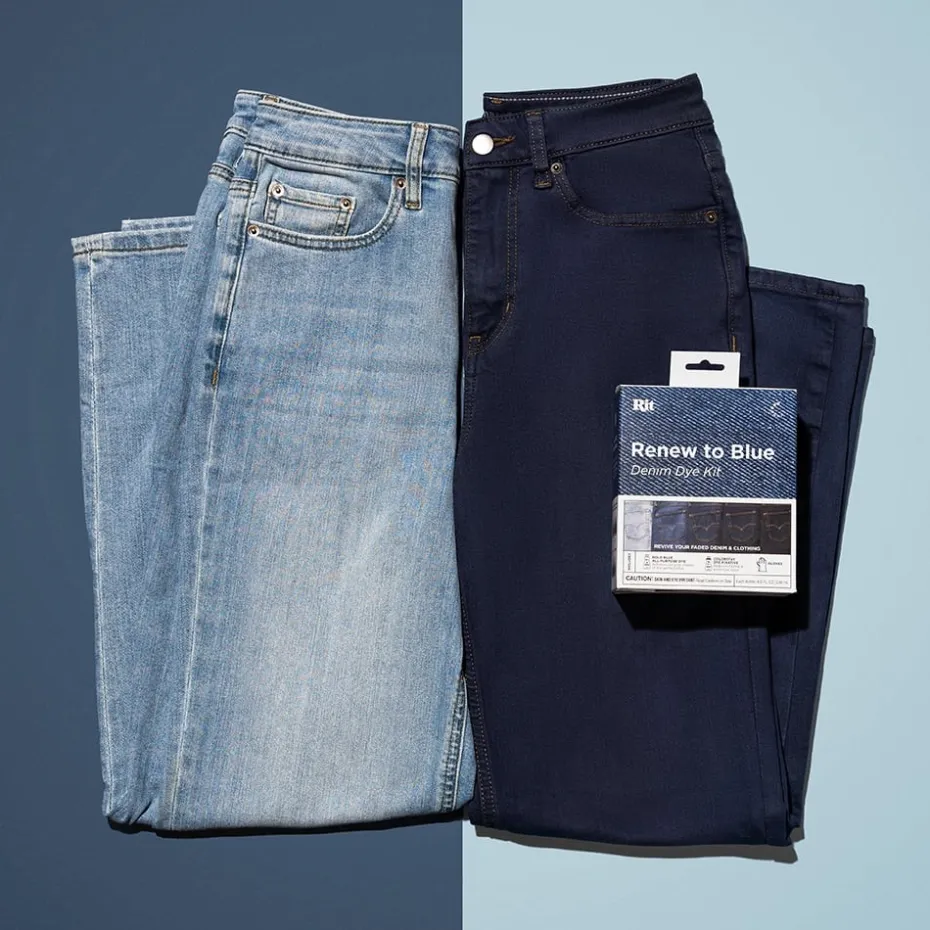 Rit Dye Tekstilfarge Sett – Renew to Blue Dye kit