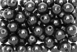 Romerperler – 4mm 11g – Sort