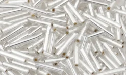 Rørperle 25g 6mm – Sølv