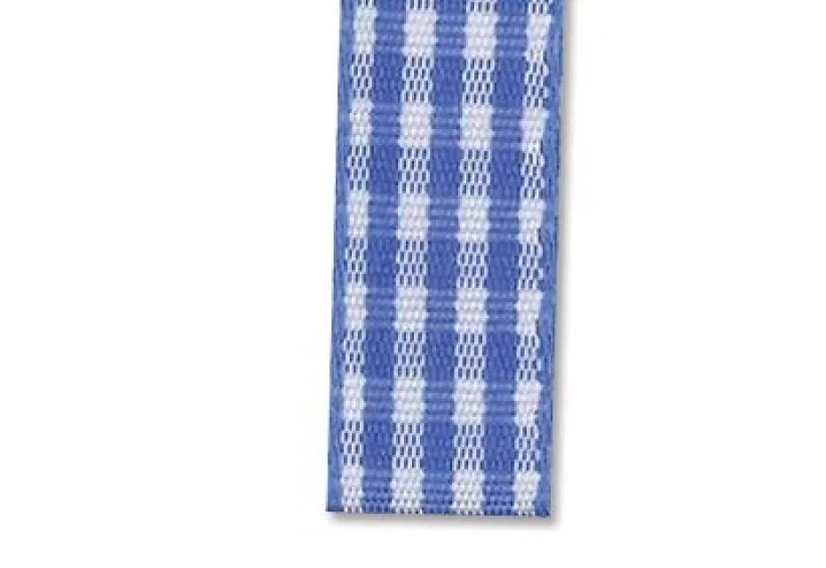 Rutete bånd 10mm – 31 Blå – 10m