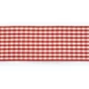 Rutete bånd 25mm – 46 Mørk rød – 10m