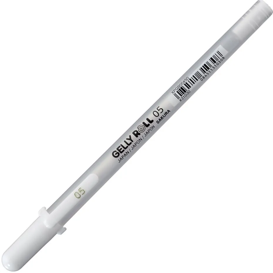 Sakura Gelly Roll Classic 05 Fine 0,3mm – 50 Hvit