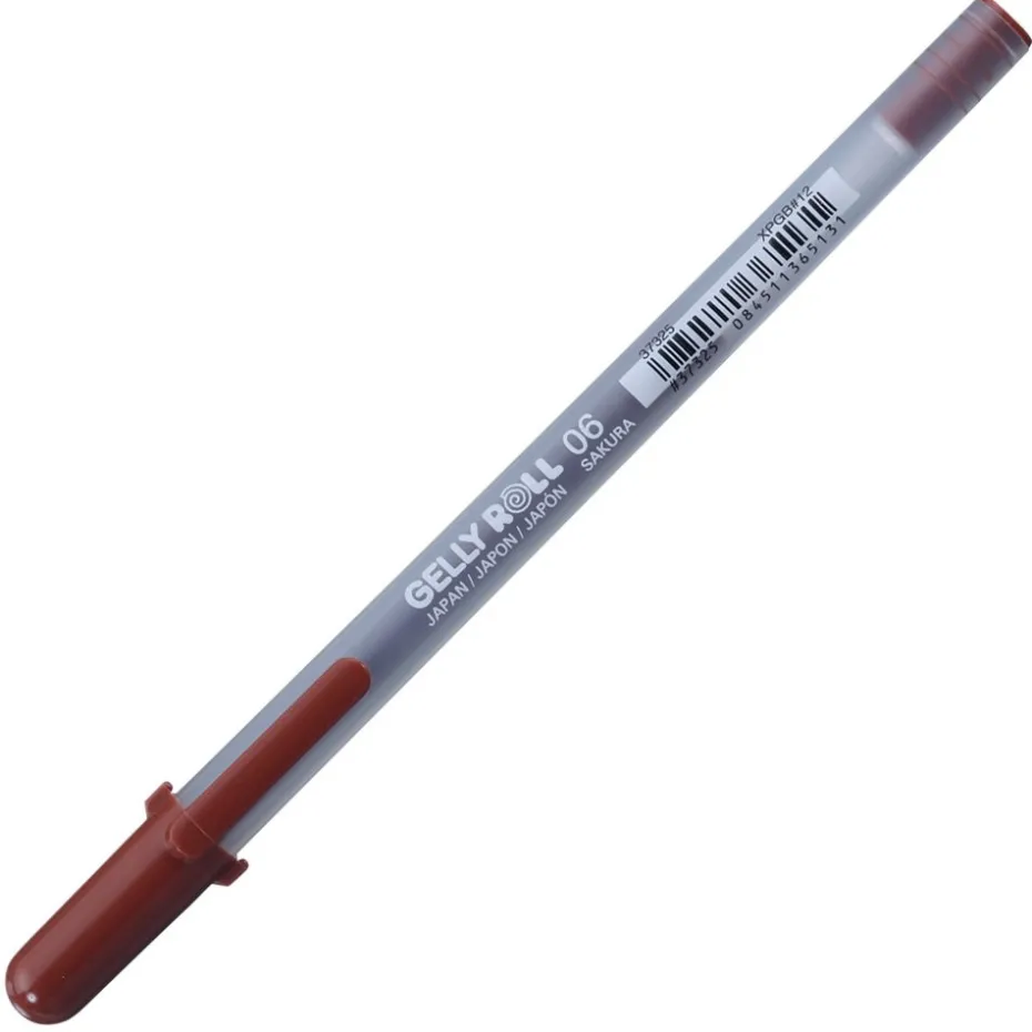 Sakura Gelly Roll Classic 06 Fine 0,3mm – 12 Brown