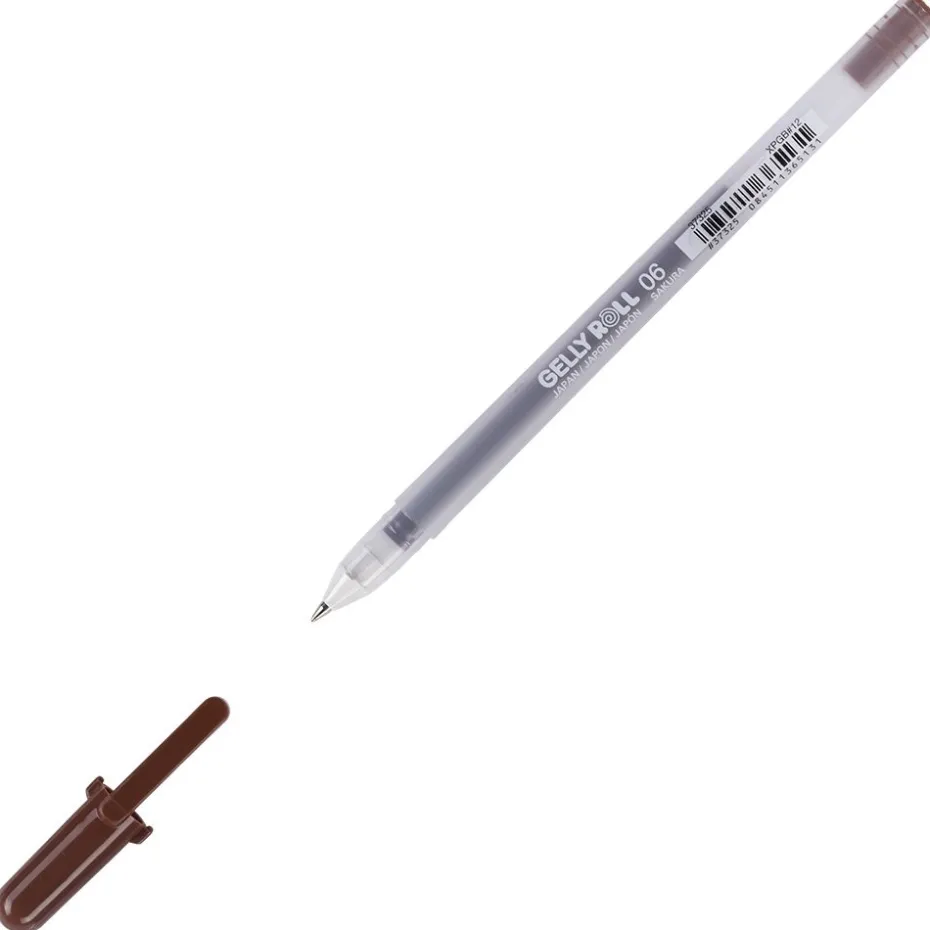 Sakura Gelly Roll Classic 06 Fine 0,3mm – 12 Brown