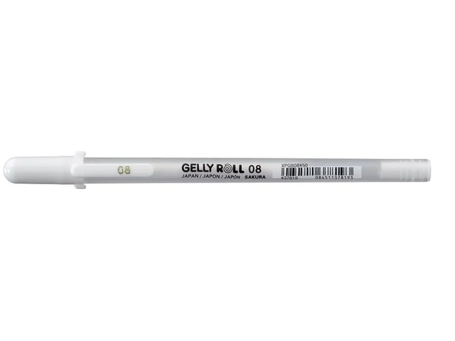 Sakura Gelly Roll Classic 08 Medium 0,4mm – 50 Hvit