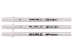 Sakura Gelly Roll Classic – Sett 3stk 05, 08, 10 – 50 Hvit