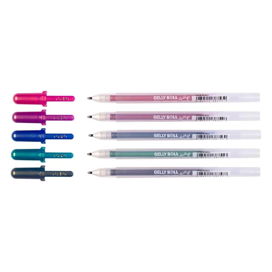 Sakura Gelly Roll Gold Shadow Sett – 5stk