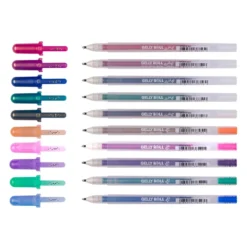 Sakura Gelly Roll Gold & Silver Shadow Sett – 10stk