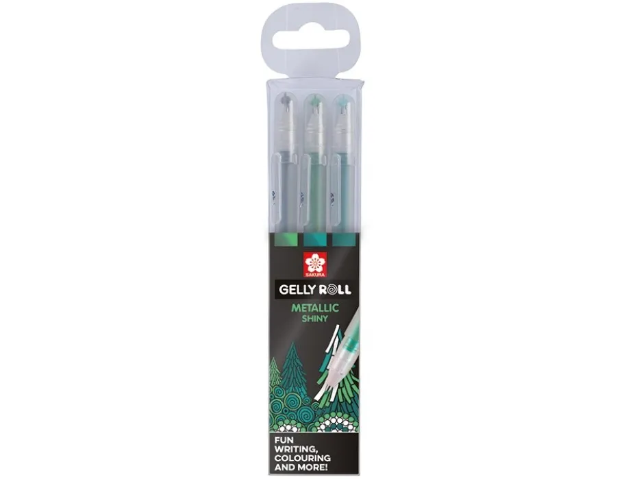 Sakura Gelly Roll Metallic Sett 3stk – Forest