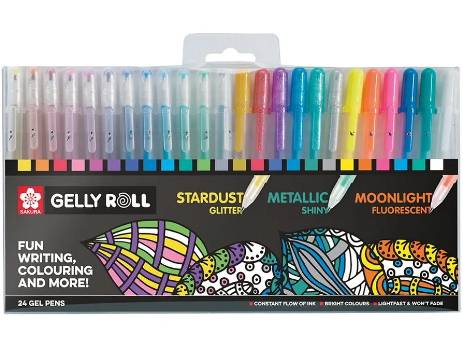 Sakura Gelly Roll – Mixed sett 24stk