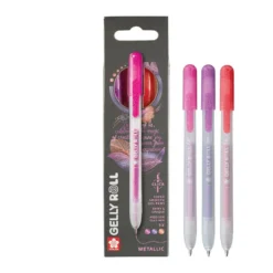 Sakura Gelly Roll Retractable – Metallic Sett 3stk C