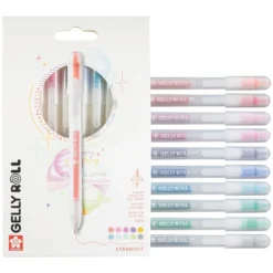 Sakura Gelly Roll Retractable – Stardust Sett 10stk