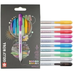 Sakura Gelly Roll Retractable – Metallic Sett 10stk