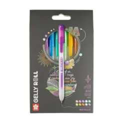 Sakura Gelly Roll Retractable – Metallic Sett 10stk