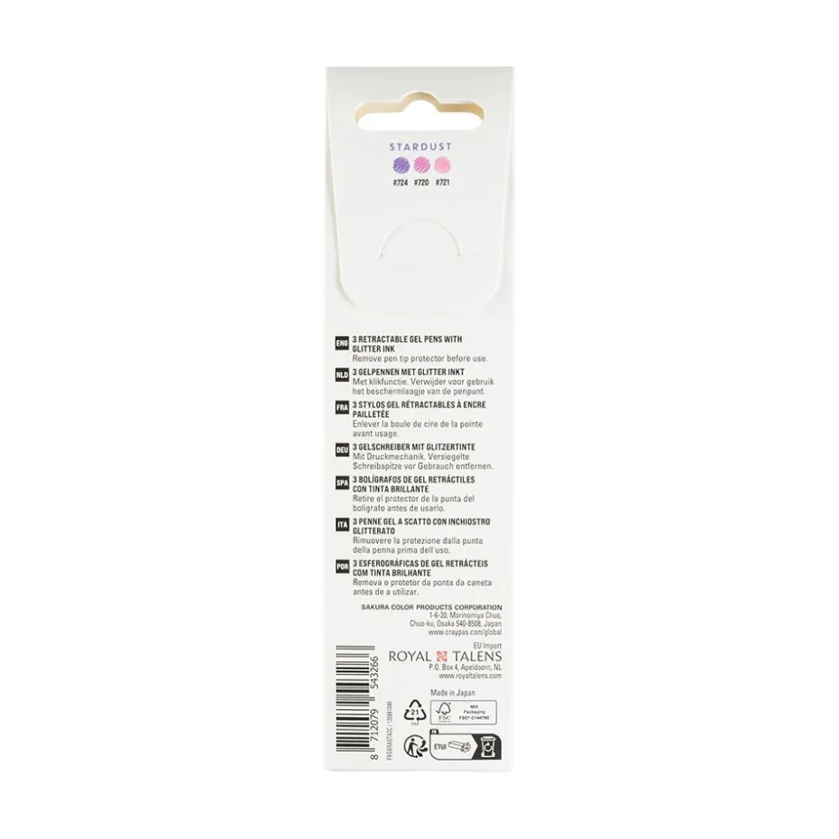 Sakura Gelly Roll Retractable – Stardust Sett 3C