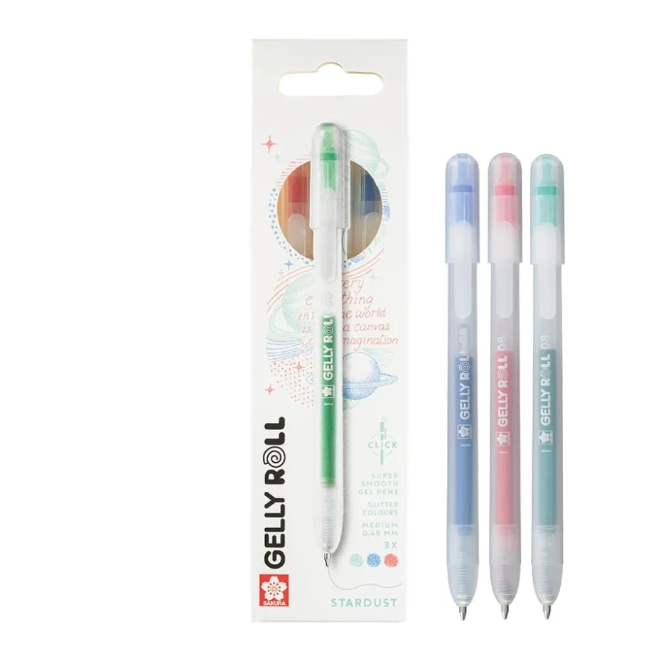 Sakura Gelly Roll Retractable – Stardust Sett 3A