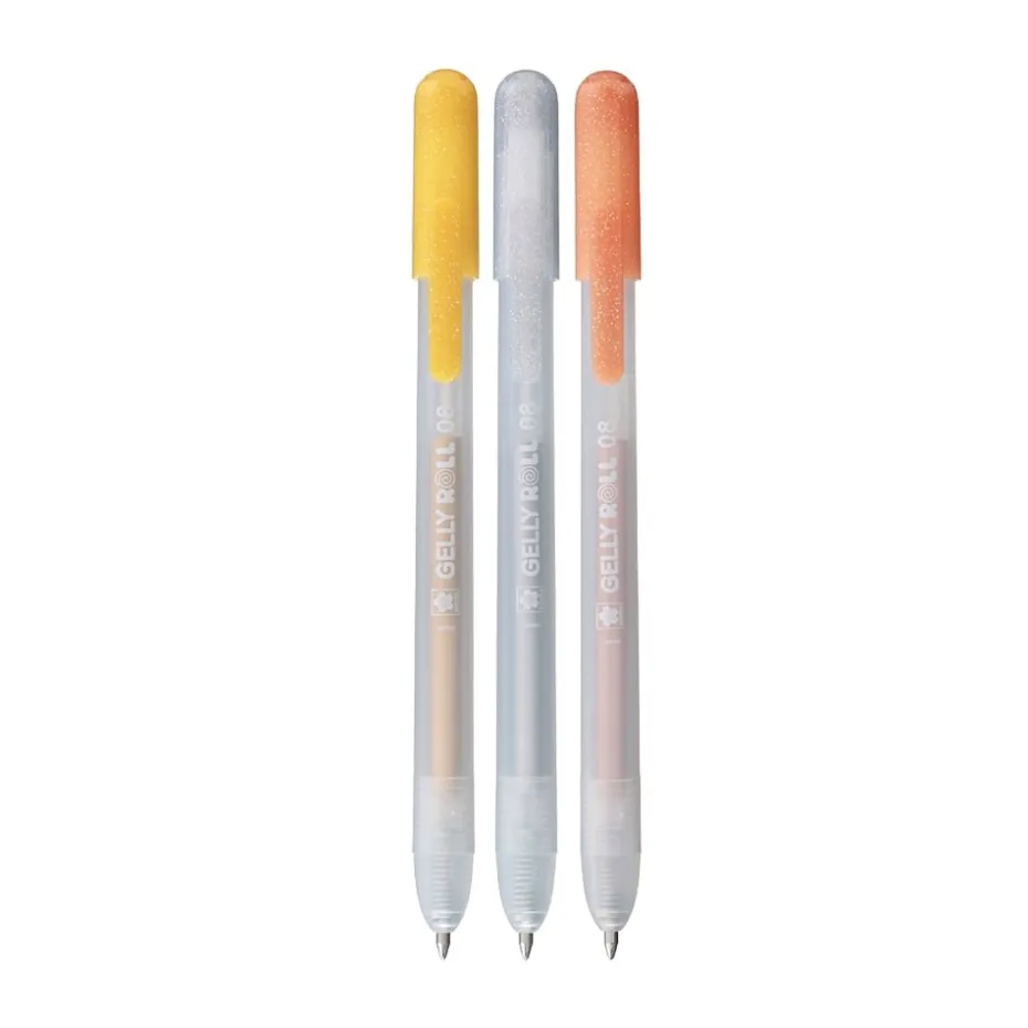 Sakura Gelly Roll Retractable – Metallic Sett 3stk B