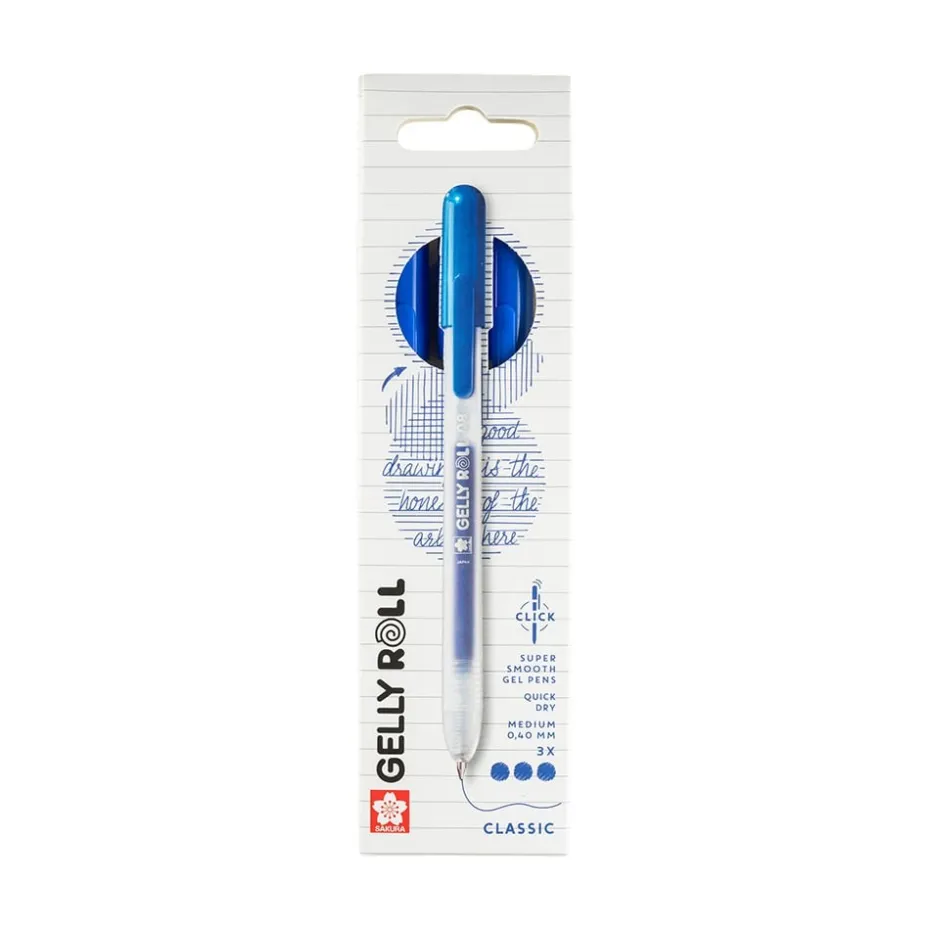 Sakura Gelly Roll Retractable – Classic Sett 3stk Blue