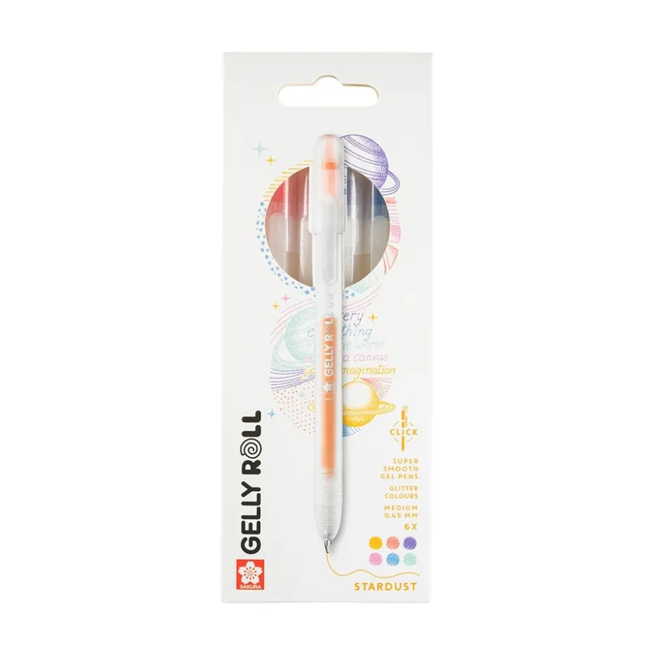 Sakura Gelly Roll Retractable – Stardust Sett 6stk