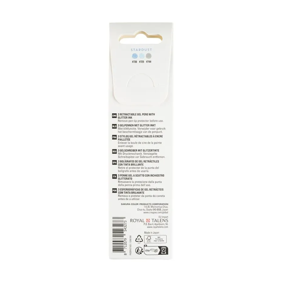 Sakura Gelly Roll Retractable – Stardust Sett 3D