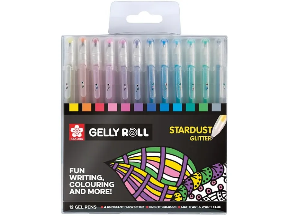 Sakura Gelly Roll Stardust Sett – 12stk