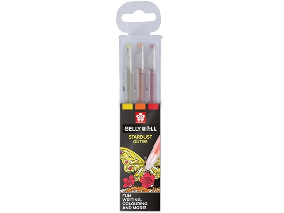 Sakura Gelly Roll Stardust Sett 3stk – Happy