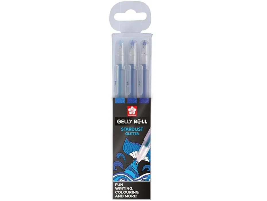 Sakura Gelly Roll Stardust Sett 3stk – Ocean