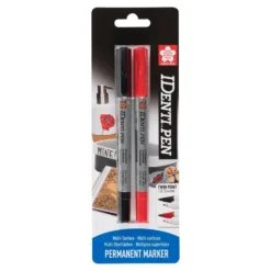 Sakura Identi-Pen – Sort + Rød Twin point – Blister