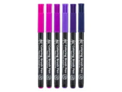 Sakura KOI Coloring Brush Pen Sett 6stk – Galaxy